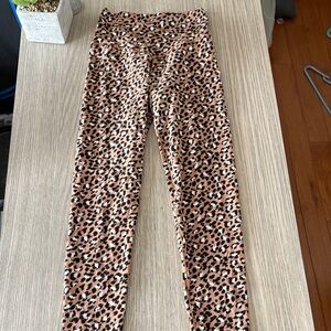 Offline Aerie Leopard Print Criss Cross Leggings Medium